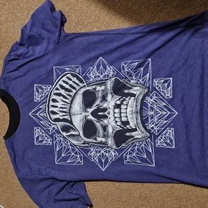 Skully purple tshirt